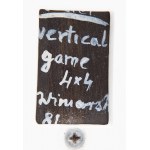 Ryszard Winiarski (1936 Lviv - 2006 Warsaw), Series of 12 works Order vertical game 4 x 4, 1981