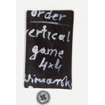 Ryszard Winiarski (1936 Lviv - 2006 Warsaw), Series of 12 works Order vertical game 4 x 4, 1981