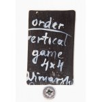 Ryszard Winiarski (1936 Lviv - 2006 Warsaw), Series of 12 works Order vertical game 4 x 4, 1981
