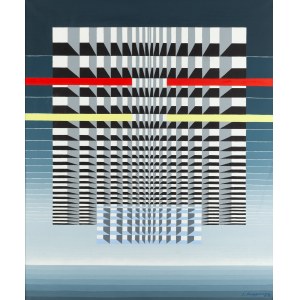 Stefan Krygier (1923 Łódź - 1997 Łódź), Abstraction géométrique, 1968