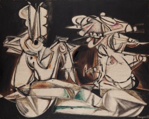 Pinchas Burstein \ Maryan (1927 Nowy Sącz - 1977 Nowy Jork), Rydwan, 1955