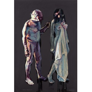 Leszek Sobocki (ur. 1934, Częstochowa), Zuzia i starzec II, 2013