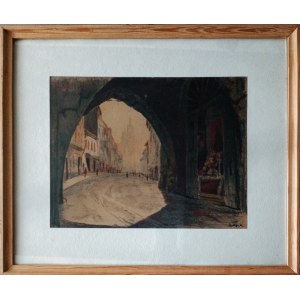 Jan Rubczak (1884-1942), Krakov. Florian Gate
