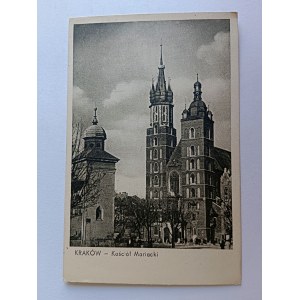 POCZTÓWKA KRAKÓW KOŚCIÓŁ MARIACKI, GG