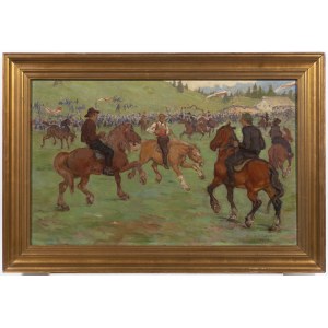 Oswald Roux (1880 - 1961 Wien), Oswald Roux (1880 - 1961 Wien) At the races