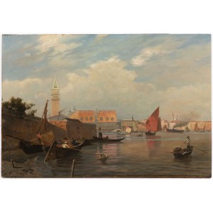 Painter around 1900 View of Venice