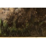 Paul Joseph Constantin Gabriël (1828 - 1903), Paul Joseph Constantin Gabriël (1828 - 1903), Wooded Landscape with Watercourse and Staffage Figures