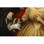 Large Biedermeier painting