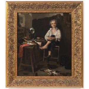 Bokelmann, Christian Ludwig (Attributd, Bokelmann, Christian Ludwig (Attributd) - In the Workshop of a Cobbler (St. Jürgen 1844-1894 Berlin)