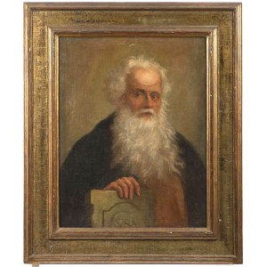 Roman senator with stone tablet - 19th century