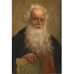 Roman senator with stone tablet - 19th century