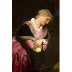 Gabriel von Max (1840-1914), Gabriel von Max (1840-1914) Jeune femme