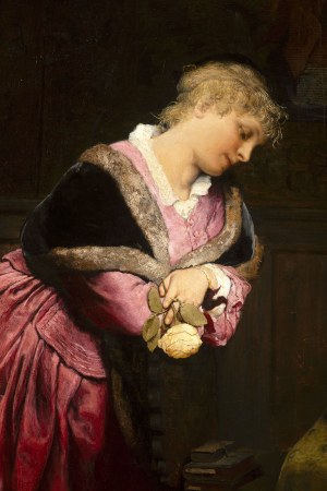 Gabriel von Max (1840-1914), Gabriel von Max (1840-1914) Young woman