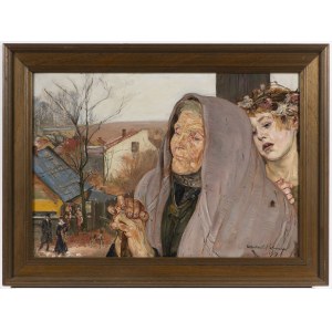 Vlastimil Hofman (1881-1970), Vlastimil Hofman (1881-1970) Allegory of old age - 1909
