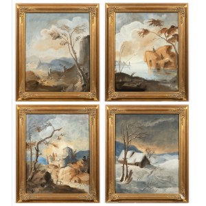 Painter around 1900 'The four Seasons'
