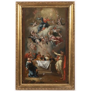 Peintre autrichien ou du sud de l'Allemagne 18e siècle L'Assomption de Marie