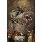 Peintre autrichien ou du sud de l'Allemagne 18e siècle L'Assomption de Marie