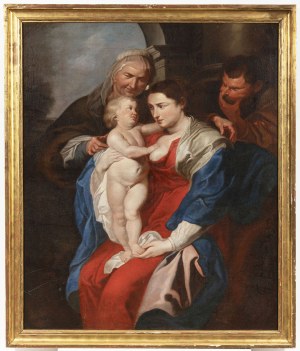 Cornelis Schut ( 1597 - 1655), attributed to, Cornelis Schut ( 1597 - 1655), attributed to THE HOLY FAMILY WITH SAINT ANNA