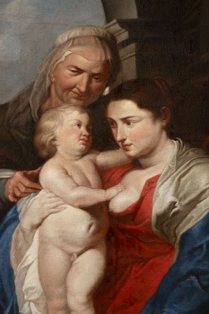 Cornelis Schut ( 1597 - 1655), attributed to, Cornelis Schut ( 1597 - 1655), attributed to THE HOLY FAMILY WITH SAINT ANNA