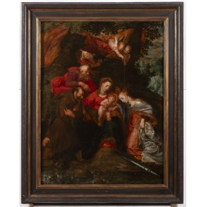 Otto van Veen (1556-1629), Otto van Veen (1556-1629) Le mariage mystique de sainte Catherine