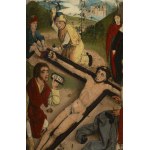 Tabernacle door early 16th century Christ nailed to the cross