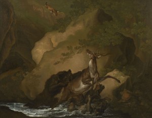 Johann Elias Ridinger (16 February 1698- 10 April 1767) , Attributed, Johann Elias Ridinger (16 February 1698- 10 April 1767) , Attributed Hunting still life