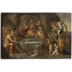 Artus Wolffort (1581-1641) - cercle de, Artus Wolffort (1581-1641) - cercle de. Le banquet d'Achelous avec Thésée