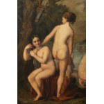 Francouzsko-vlámský malíř 18. století DIANA A JEJÍ NYMPHS