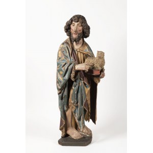 South-Tirol sculptor around 1500 Saint John the Baptist with the Lamb