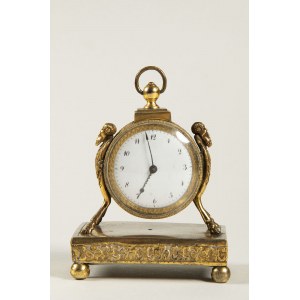 Small officer clock 19th century,