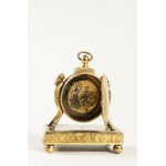 Small officer clock 19th century,