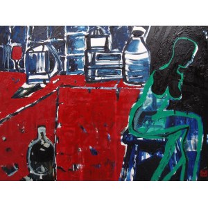 Weronika Raczynska, Figure in the Interior 60x81