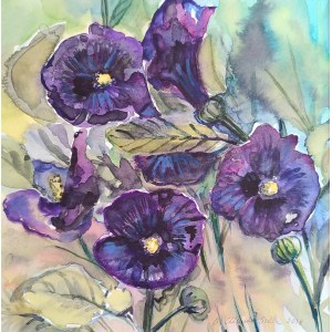 Barbara Młynik-Szilke, Czarna malwa 30x30