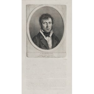 Jan Feliks PIWARSKI (1794-1859), Dr Jan Siestrzyński Nauczyciel Instytutu. Założyciel Pierwszej Litografii w Warszawie /1818 roku, 1856