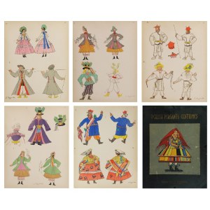 Zofia STRYJEŃSKA (1894-1976), Teka: Polish Peasants Costumes, 1939