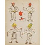 Zofia STRYJEŃSKA (1894-1976), Teka: Polish Peasants Costumes, 1939