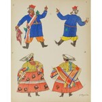 Zofia STRYJEŃSKA (1894-1976), Teka: Polish Peasants Costumes, 1939