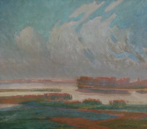 Jan SKOTNICKI (1876-1968), Jezioro Drywiaty, 1937