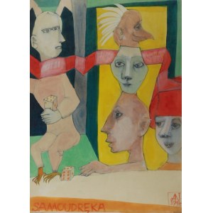 Adam NIEMCZYC (1914-2009), Samoudręka, 1995