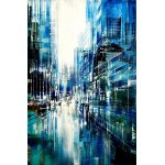 Bianca Prettau, Canary Wharf in blue/2024