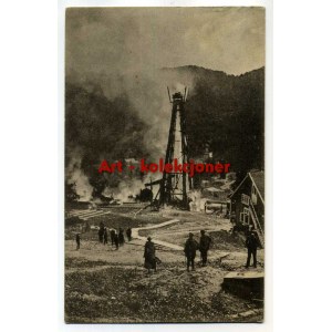 Ukraine - Bitkov - Oil well fire