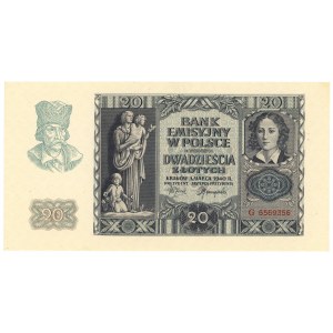 20 złotych 1940 - seria G