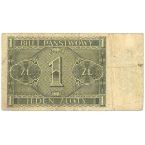 1 złoty 1938 - seria F