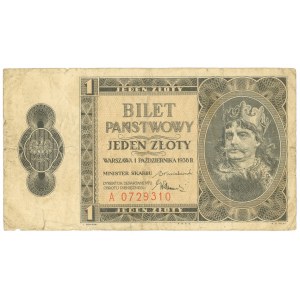 1 zloty 1938 - series A