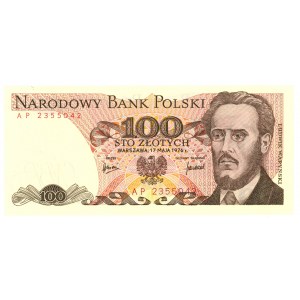100 zlotých 1976 - séria AP