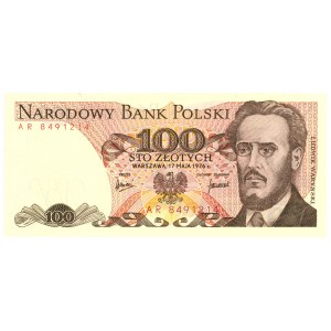 100 zlotých 1976 - séria AR