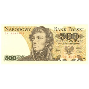 500 złotych 1982 - seria EK