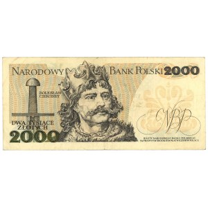 2.000 złotych 1982 - seria BZ