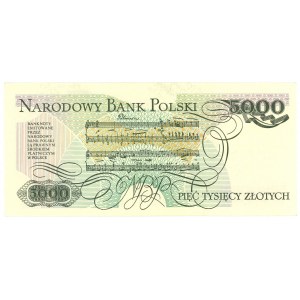 5,000 zloty 1982 - CG series