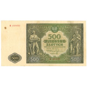 500 złotych 1946 - seria E